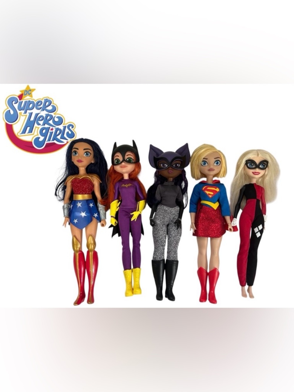 DC SUPER HERO GIRLS DOLLS WONDER WOMAN CATWOMAN SUPERGIRL HARLEY QUINN BATGIRL